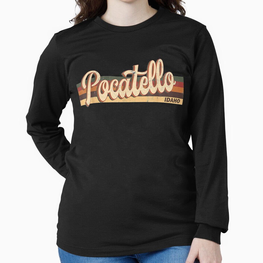 Vintage 80s 70s Pocatello Retro Idaho by manidala