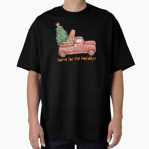 "Vintage Christmas car Ride: Home for the Holidays" T-Shirt by NooHaART