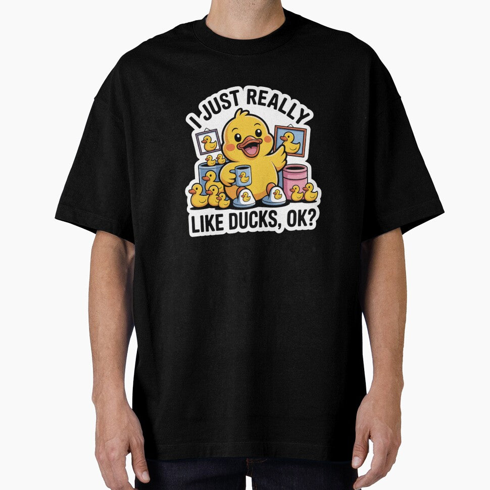 I Just Really Like Ducks Funny - Duck Lover Gift Quack by Monday Duck