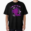 Cute cartoon baby purple Axolotl funny pun by ColorAlotl