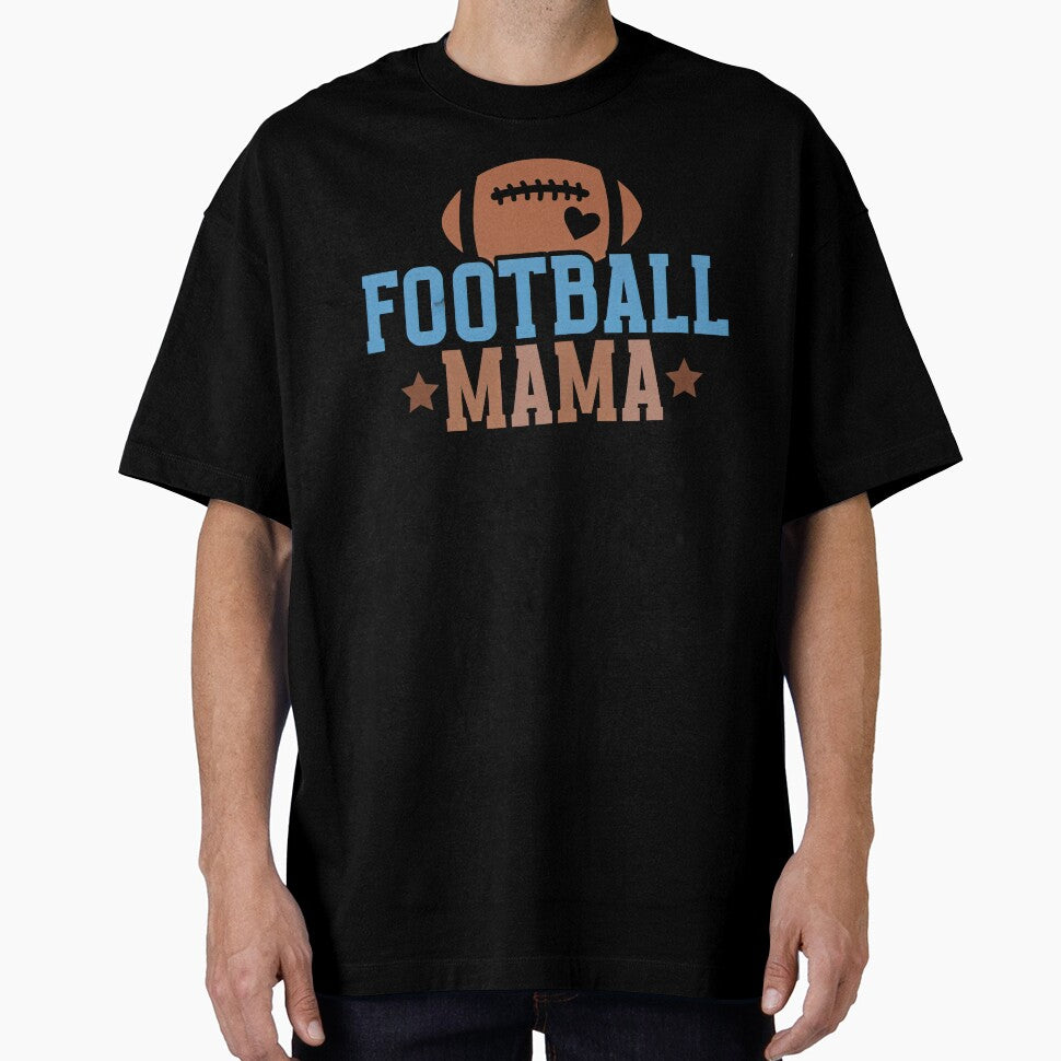 Brown and Blue Football Mama by AlienOccupation