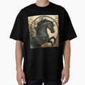 Vintage Art Nouveau Relief Horse Design by entwithanaxe Unisex