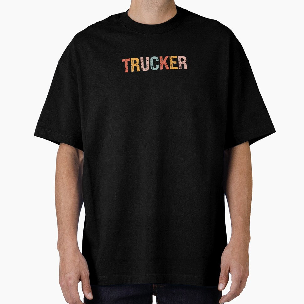 Colorful Trucker Text by kelvinmunene13