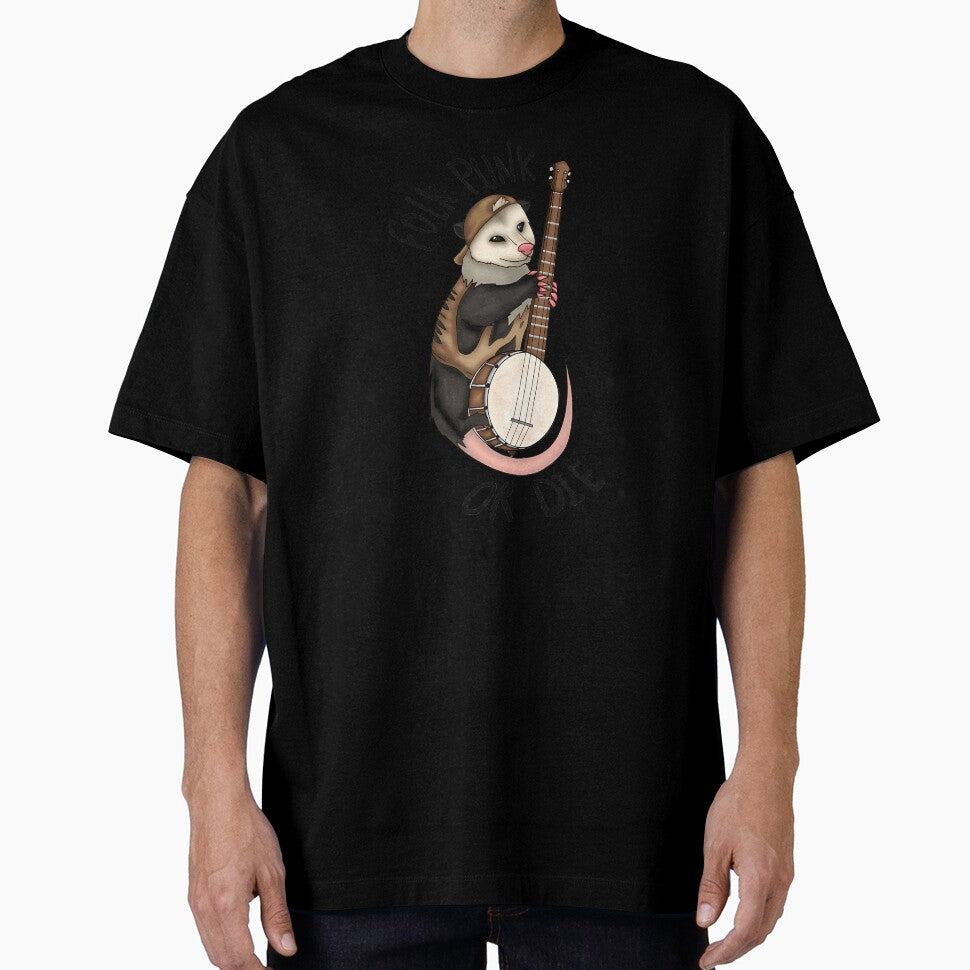 Folk Punk Or Die- Banjo Opossum by Kaleighcormack