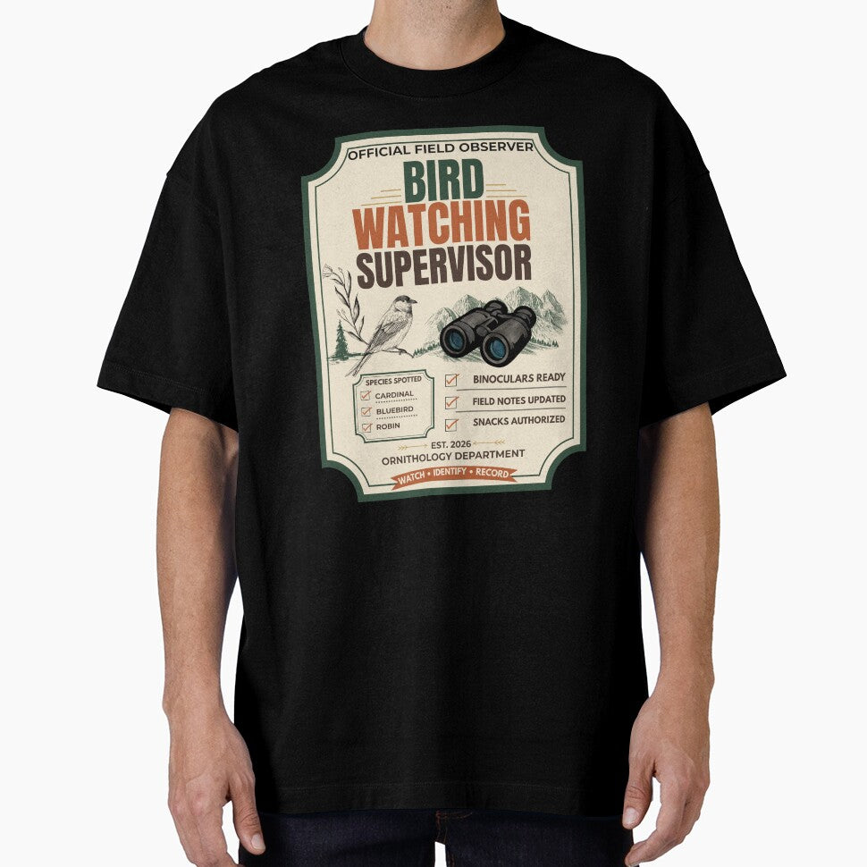 Official Bird Watching Supervisor Funny Design by Uvclick