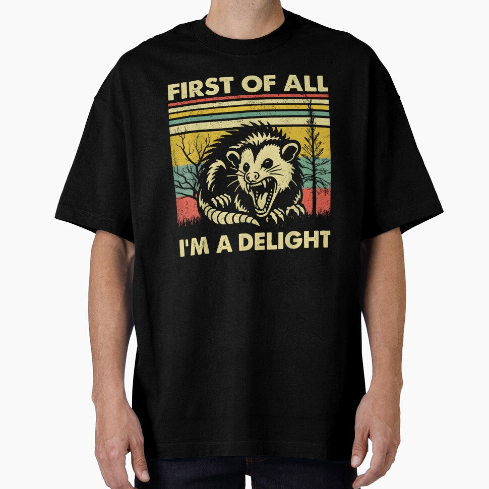 First of All I'm A Delight Angry Opossum by CameronTheBro