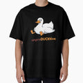 UnproDUCKtive Duck – Funny Lazy Duck Pun Illustration by LittleLoopArt