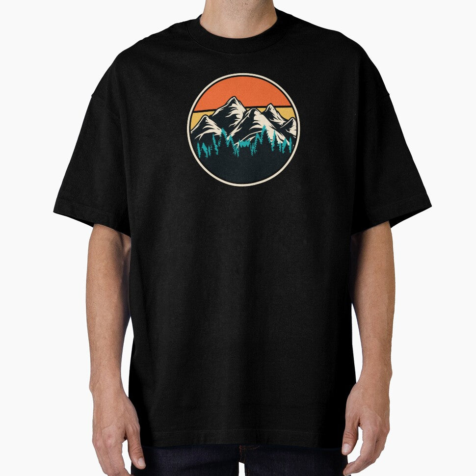 mountain adventure apparel, explore mountains hiking shirt by MalwasBasket