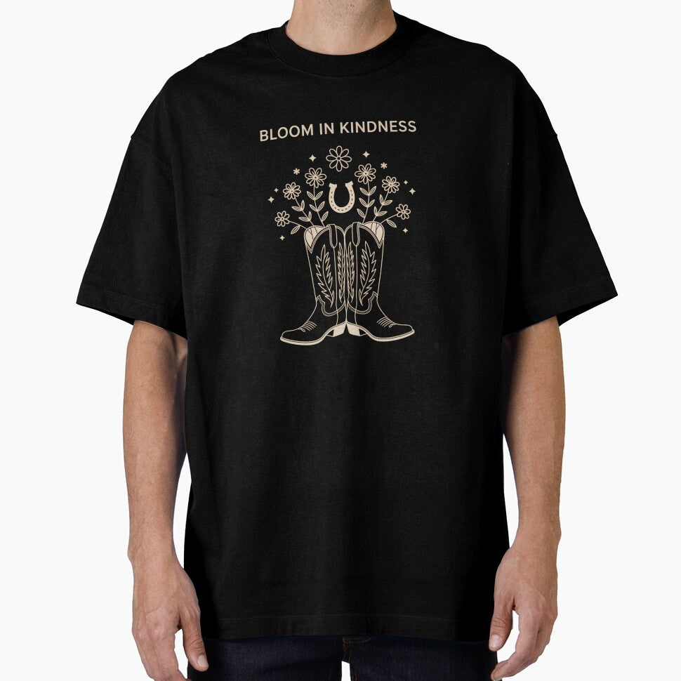 Cowboy Floral Kindness Inspirational Western Aesthetic by waislumekinwye