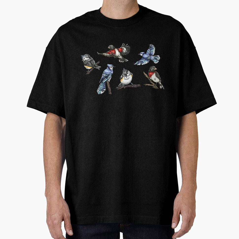 Birds Birding Birder Set of Colorful Birds by EverythingKawai