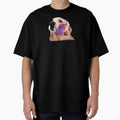 Golden Retriever with a Purple Flower by KCPetPortraits