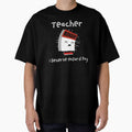 Teacher T-Shirt | I Deserve Hazard Pay Funny Teacher Life & Classroom Humor Tee by RandisTees