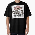 Cowgirl Summer – Cute Pink Cowboy Hat Western Country Girl Graphic T-Shirt by ser-Ile