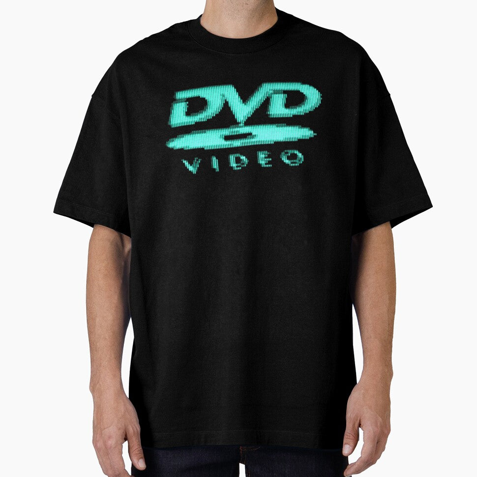 Blue Retro DVD Video Logo Y2K Aesthetic 2000s Nostalgia Tech by TrxshWear