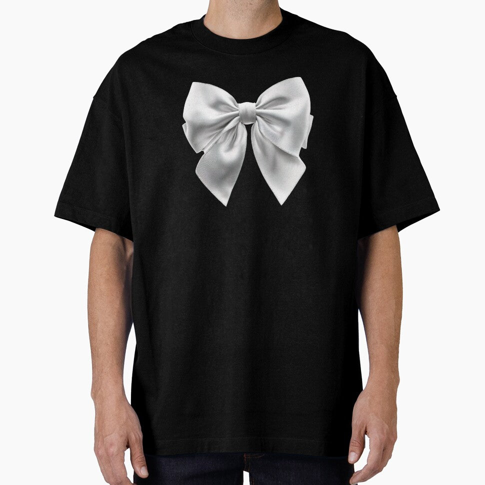 White Satin Bow Coquette Aesthetic by jianina-alondra