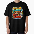 Social Battery Low Funny Sloth Sticker by PixoNest
