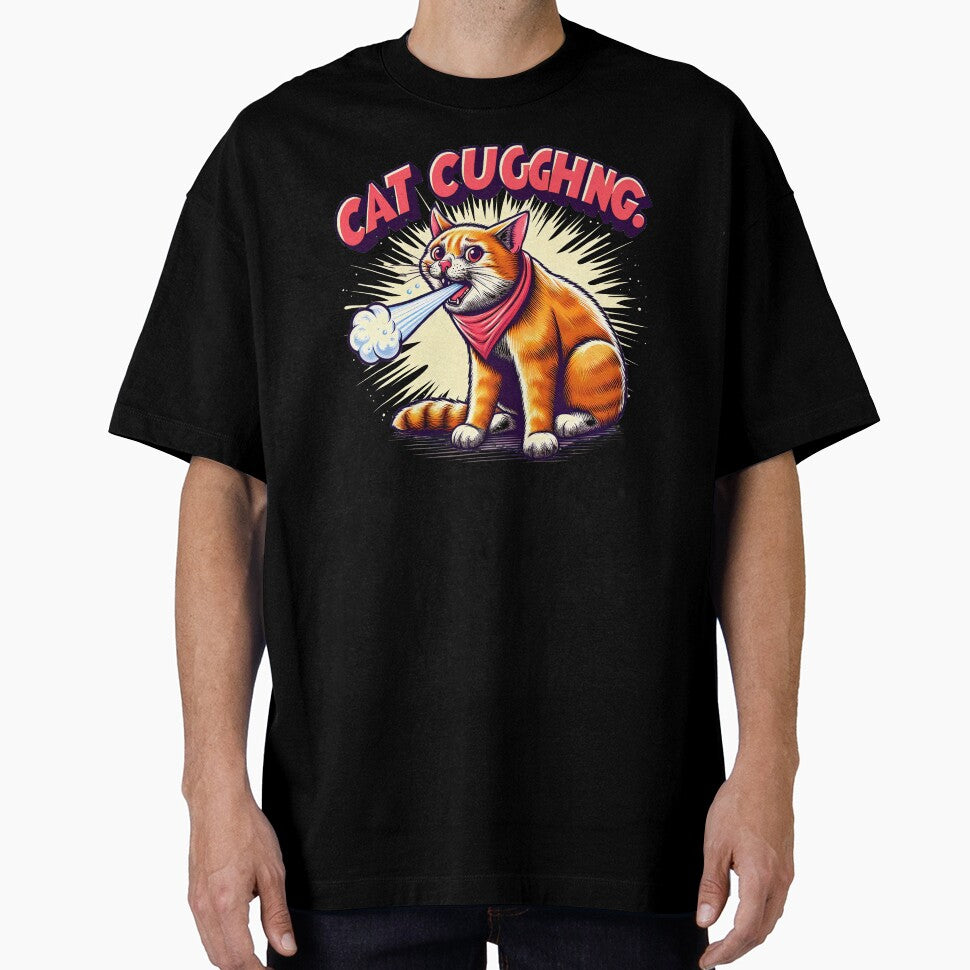 Cat Coughng, Cuh At, Cat Lover by CosmoLush
