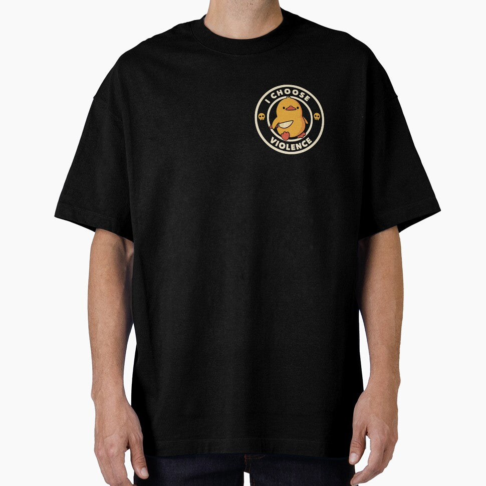 I Choose Violence Funny Duck by Tobe Fonseca (Small) by Tobe Fonseca®
