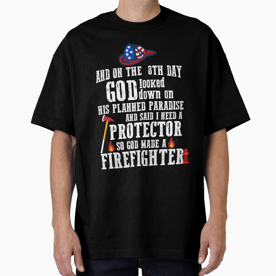 God Made A Firefighter by URBANBOX