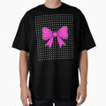 Pink Bow & Polka Dot Kawaii T-Shirt by Aimetoi