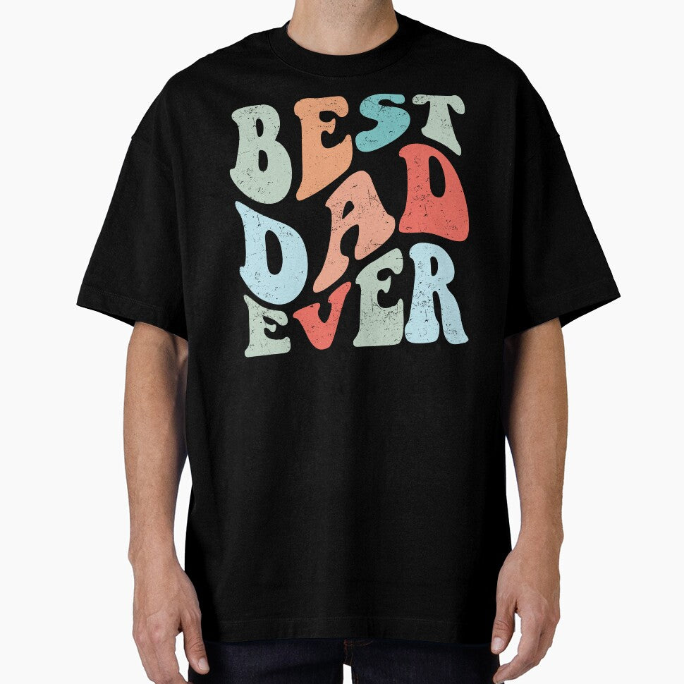Best Dad Ever Father's Day Groovy Men Daddy by ambaart