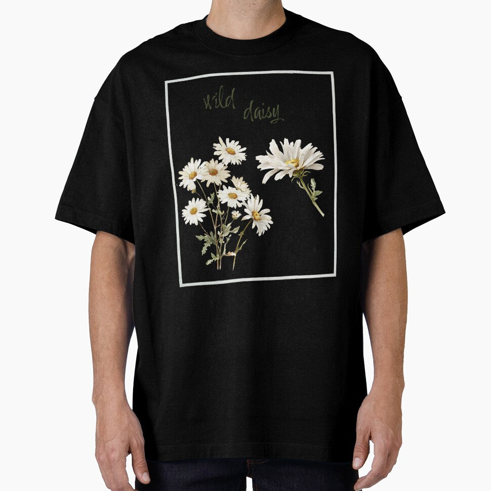 Wild Daisy Vintage Botanical Flower Illustration by AggyCreatif