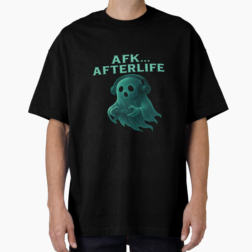 AFK… Afterlife – Sarcastic Gamer Halloween Design by GeekGliter