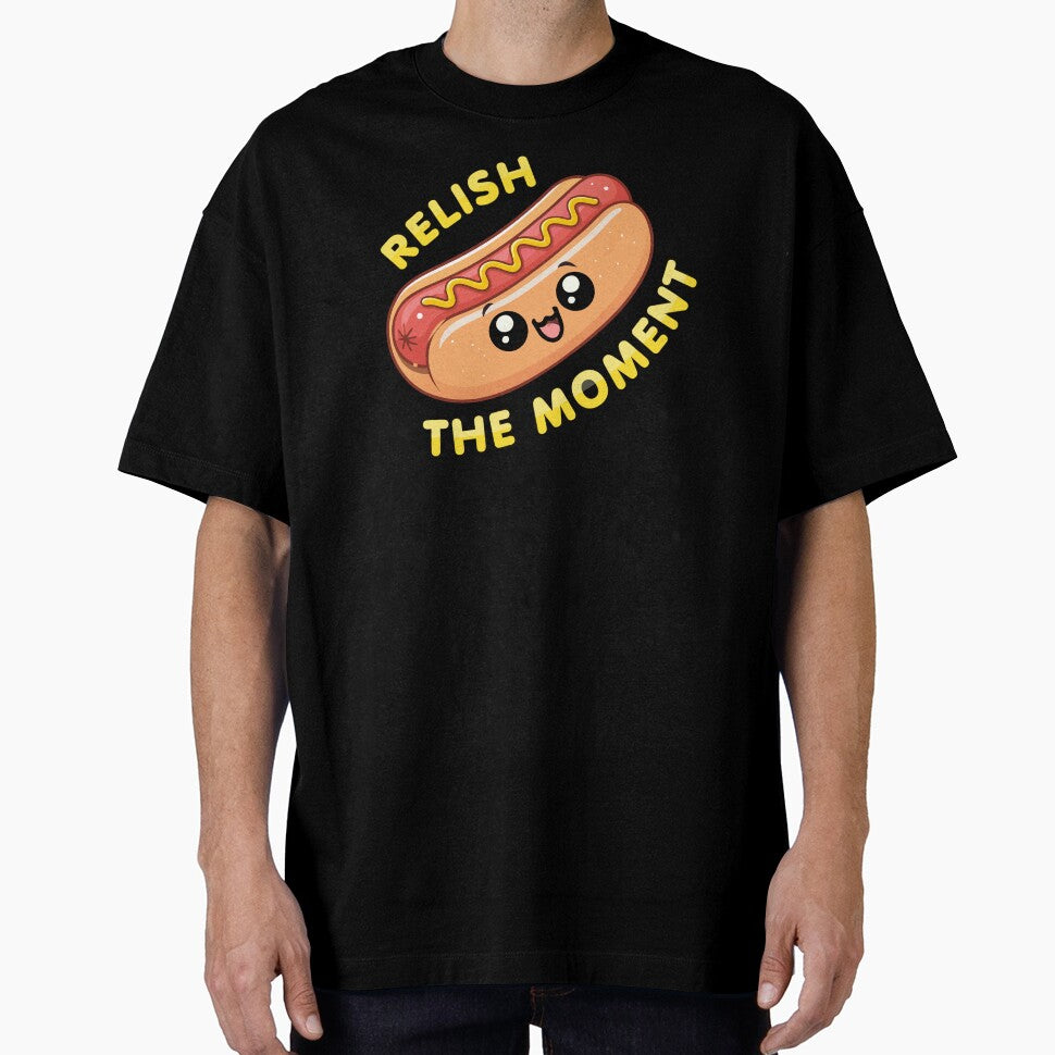 Kawaii Chibi Hotdog – Relish the Moment Funny Food by Karma Design