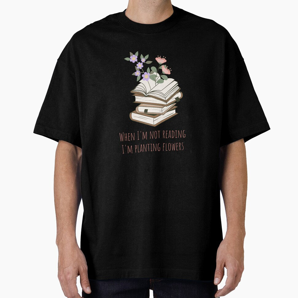 When I'm not reading I'm planting flowers by IvyLoveArt