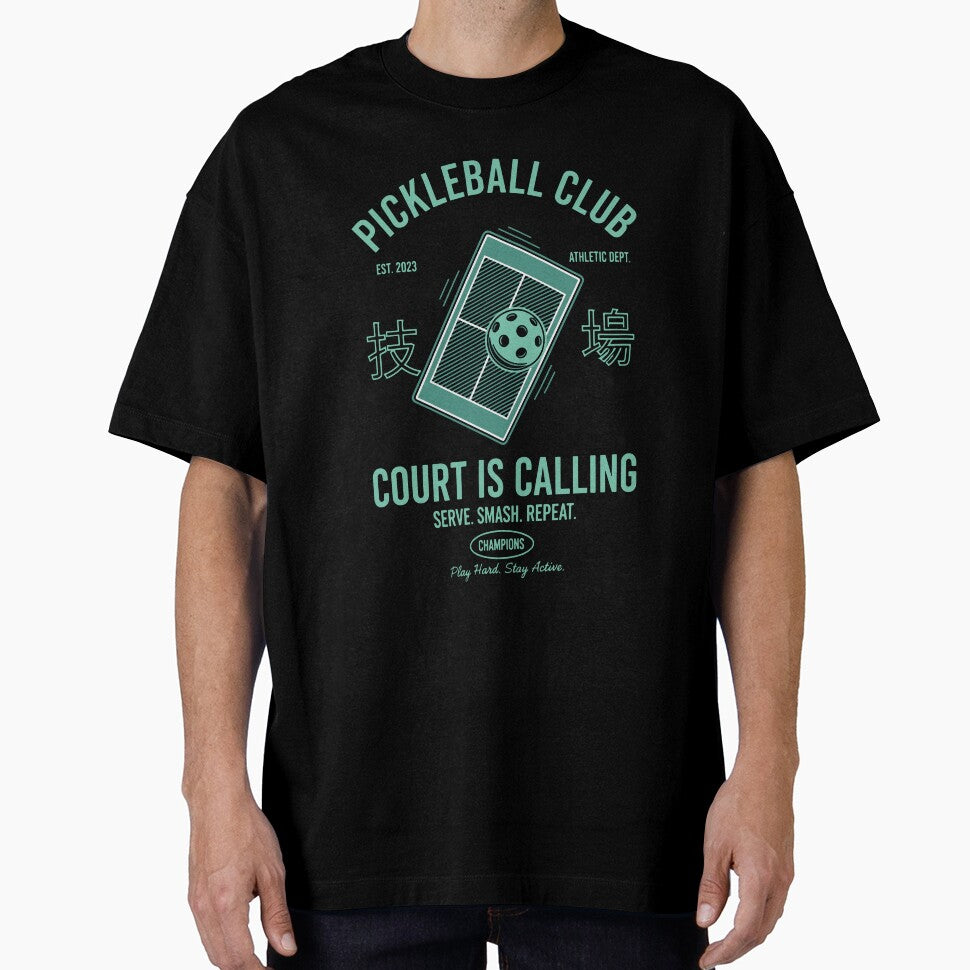 Pickleball Court Is Calling Funny Player by LuminOrb