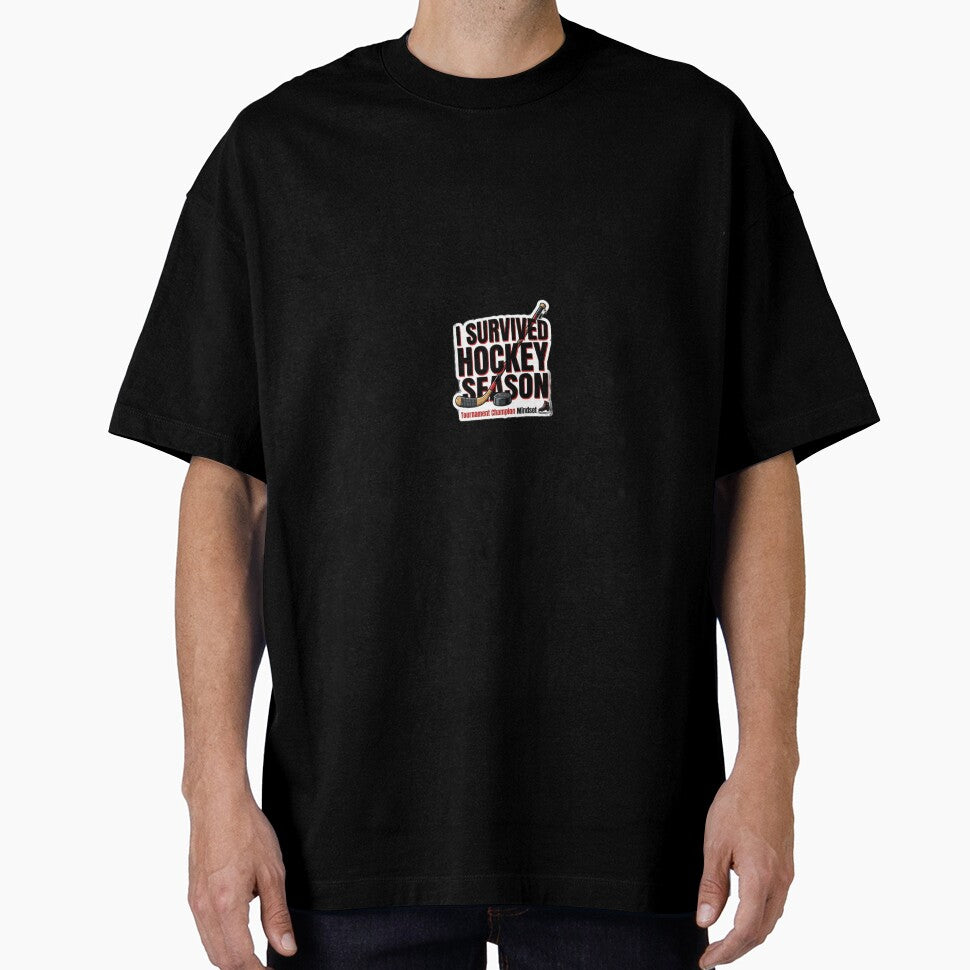 I Survived Hockey Season Funny Design by DanishDesignCo