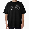 All I Need is Love and Peace Heart and Peace Symbol Symbolic Happy by BoomDesignsUS