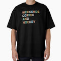 Weekends Coffee and Hockey Colorful Hockey Mom by RareBunny