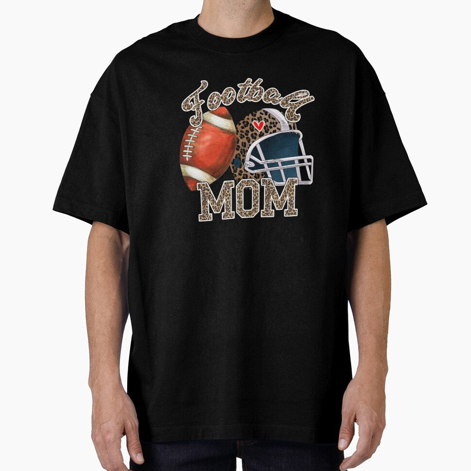 Football Mom Sublimation,  Football Leopard Letter Png, Football Png, Football Game Day Sublimation, Football Png, Football Leopard Png by Peerda