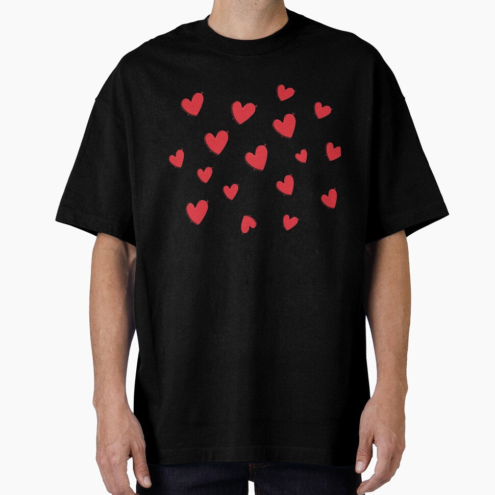 Red Hearts by PatternInArt