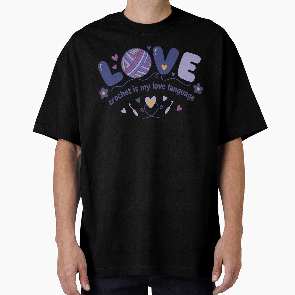 Crochet Is My Love Language Love Yarn Funny by LuminOrb