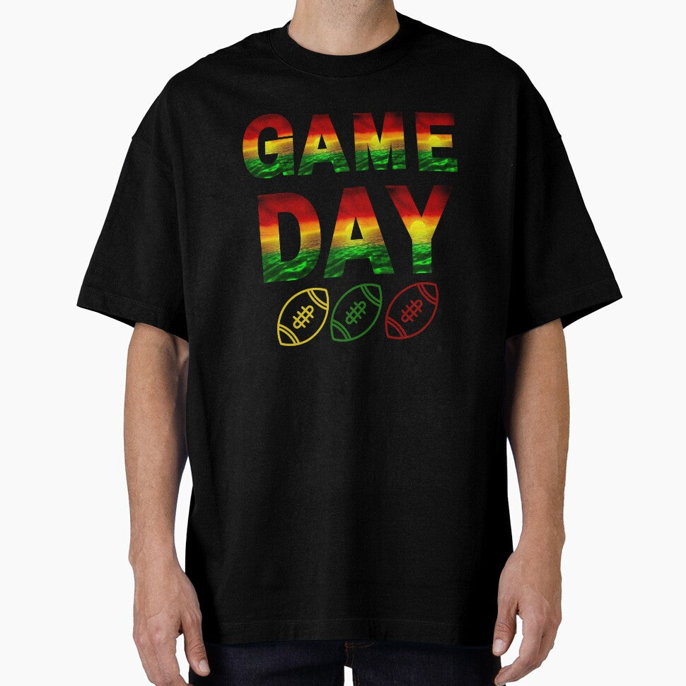 Game Day Football Rasta / Jamaican Colors by RedSparkle
