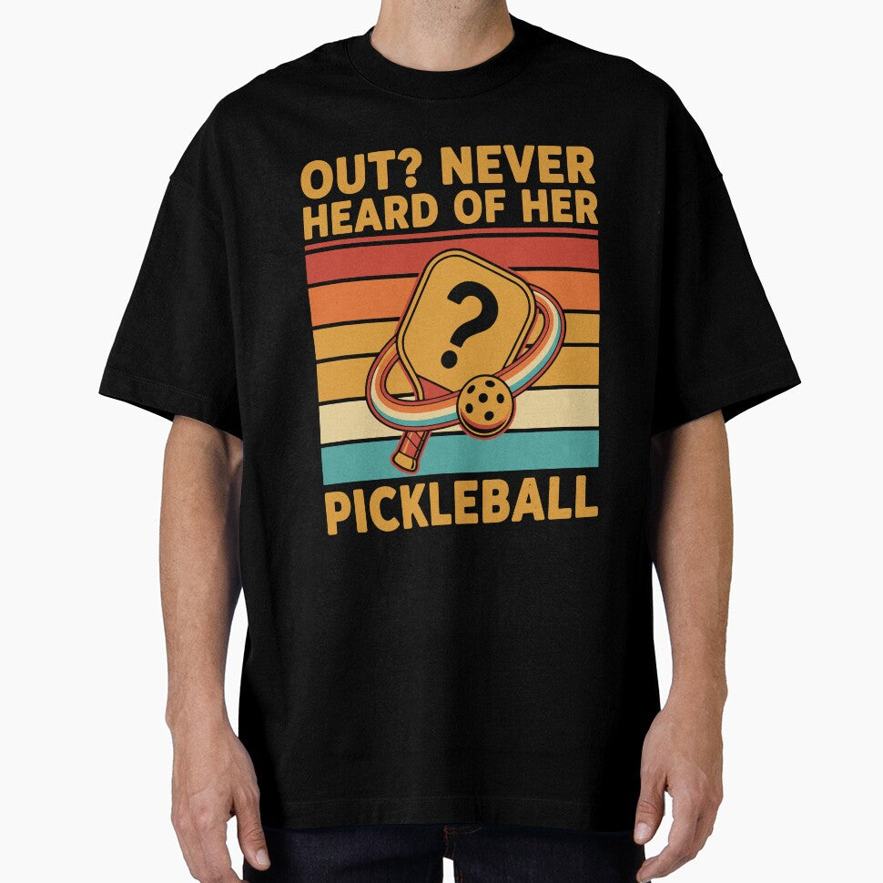 Pickleball Funny Player Love Pickleball Out Never by LuminOrb