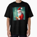 Papa Claus,Abstraction santa claus, painting funny kawaii and white beard by ValleyDream