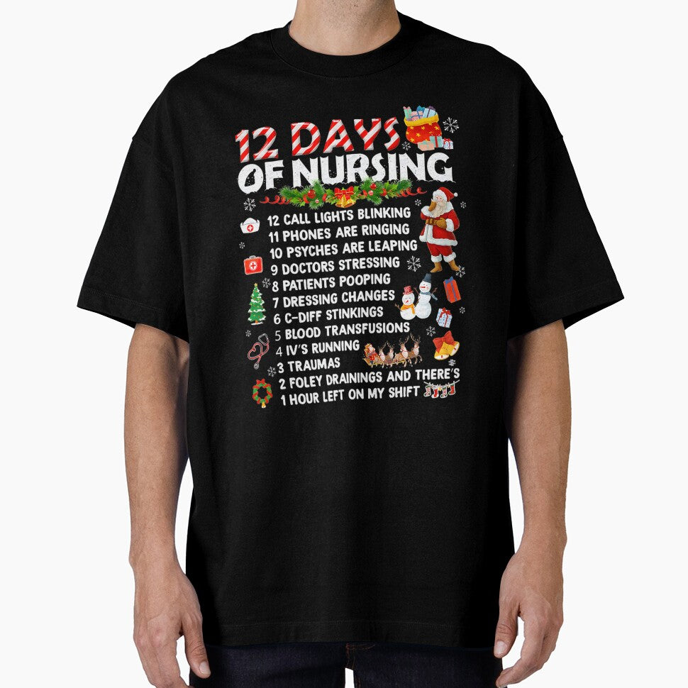 Funny Nurses Merry Christmas Design for Days of Nursing Celebration by Kahnman
