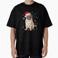 Santa Pug Christmas Tree Light Pajama by frank3826
