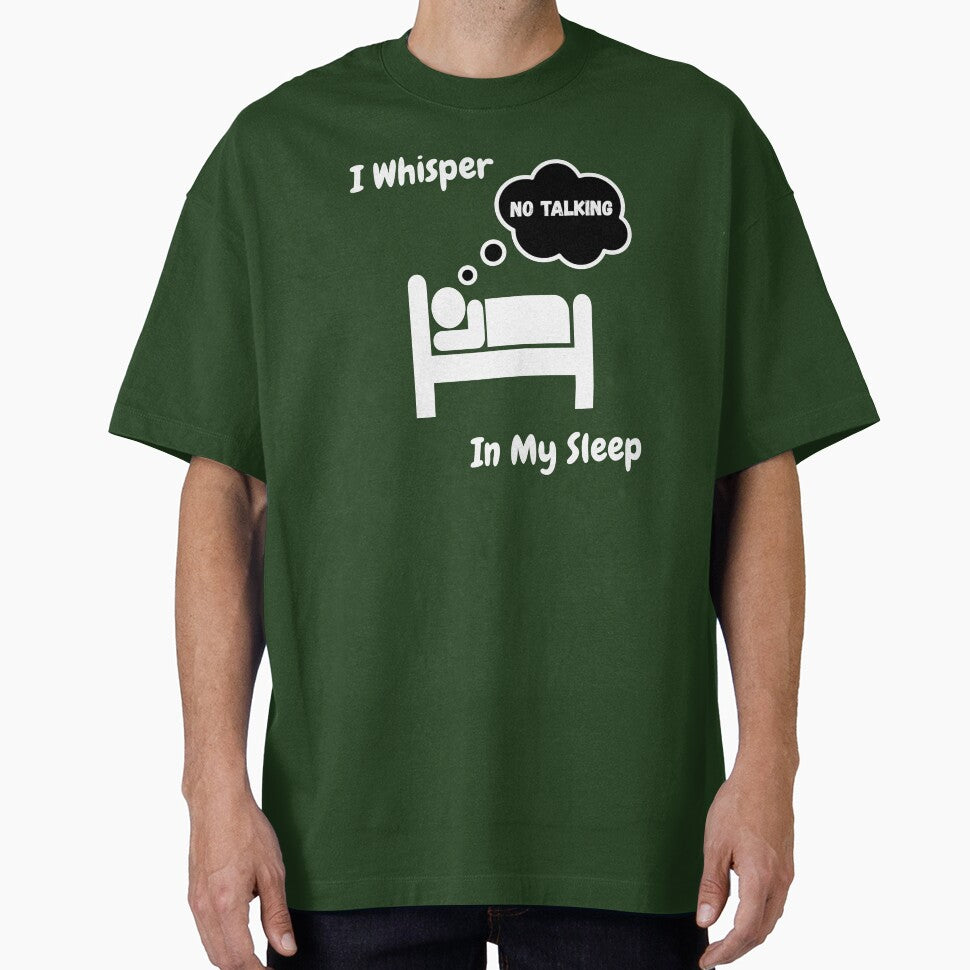 I Whisper No Talking in My Sleep – Funny Teacher Shirt by RJsTees