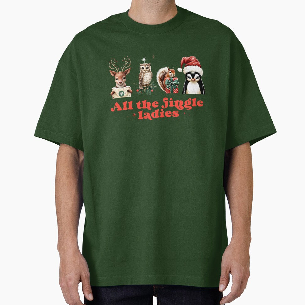 All the jingle ladies cute festive by Ink & Fabric