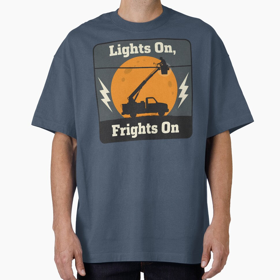 Lights On, Frights On – Funny Halloween Lineman Design (1) by InkoraLab