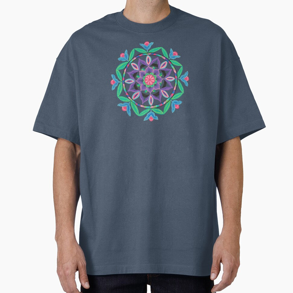 Floral Pink Flower Mandala by KStevensonart