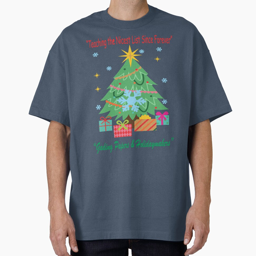Teaching The Nicest List - Teacher Christmas Humor by Pansies1