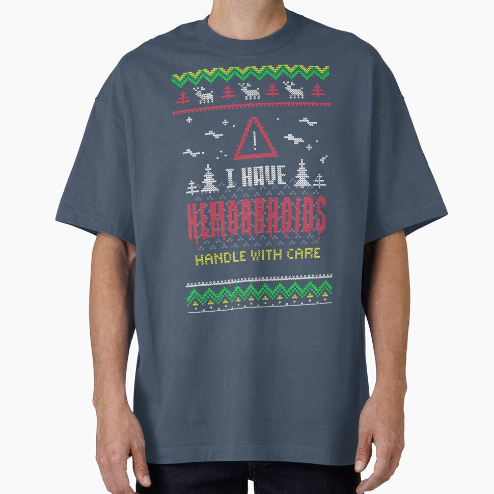 Christmas - Hemorrhoids Handle With Care by Stressabite