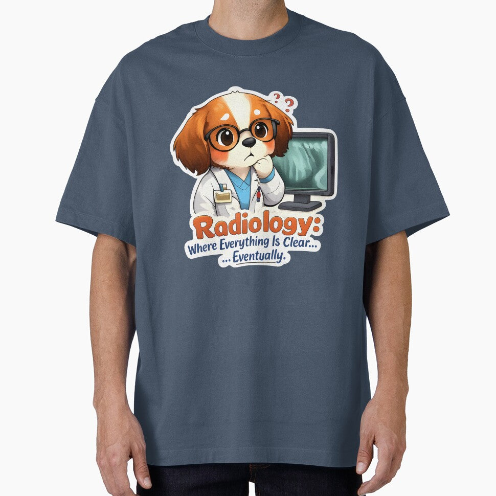 Radiology: Where Everything Is Clear… Eventually – Funny Vet X-Ray Art by Bettybee00