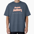 social battery low funny introvert design by Thetdesigns