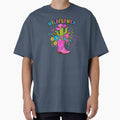 Wildflower Pink Cowboy Boot with Cactus – Cute Western Floral Cowgirl T-Shirt by Aimetoi